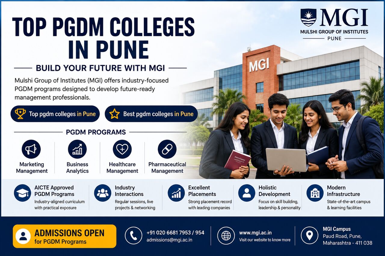 Pune, Education, Top PGDM Colleges In Pune &ndash; Explore MGI PGDM Programs