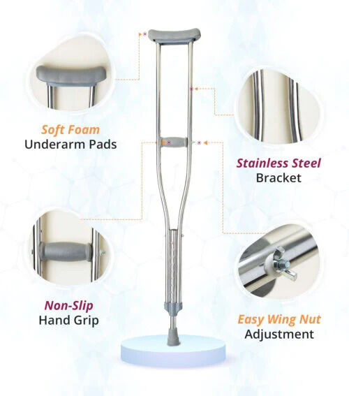 Los Angeles, Health & Beauty Items, USD 44,  Durable Aluminum Underarm Crutches &ndash; Snug360
