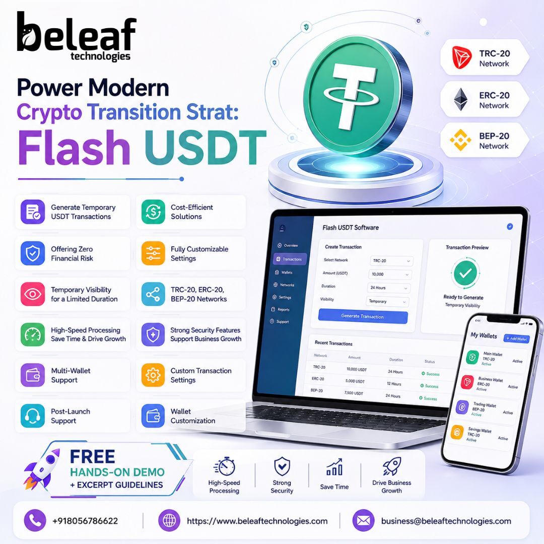 Mumbai, Software, Usd 5000,  Power Modern Crypto Transition Strat: Flash USDT