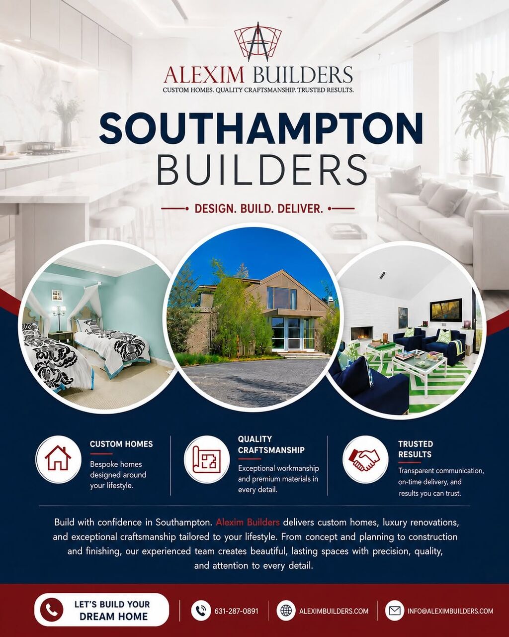 New York, Apartments, Flats, Houses & Villas, Best Builder Contractor In Southampton | Alexim Builders