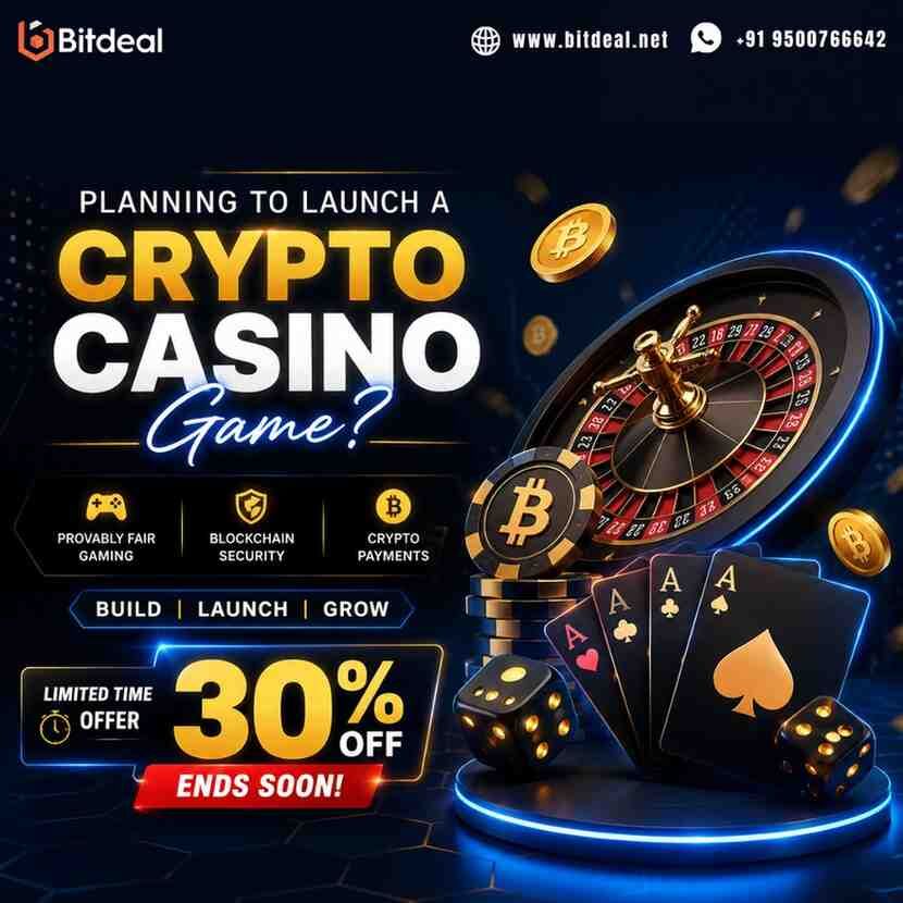 Dubai, Business, Planning To Launch A Crypto Casino Game? 30% OFF Ends Soon!
