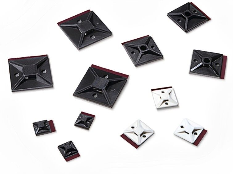 London, Electronics, GBP 2,  Buy HellermannTyton Cable Tie Mount | Secure Fixing | Cable Tie Clips | EnrgTech