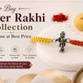 INR 1444,  Buy Original Silver Rakhi Online At Best Price | The Stardust Studio