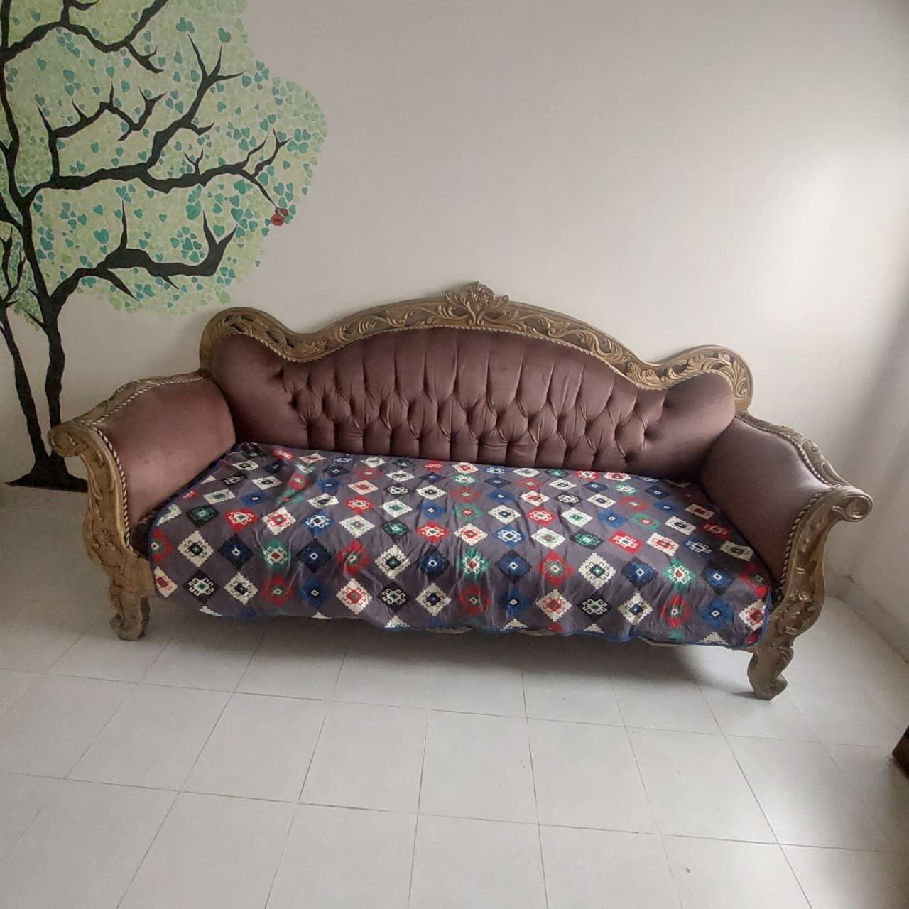 Dammam, Furniture, SAR 750,  King Size Bed With Mattress , Dressing Table, Sofa