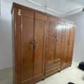SAR 350,  3-Door Wooden Wardrobe For Sale