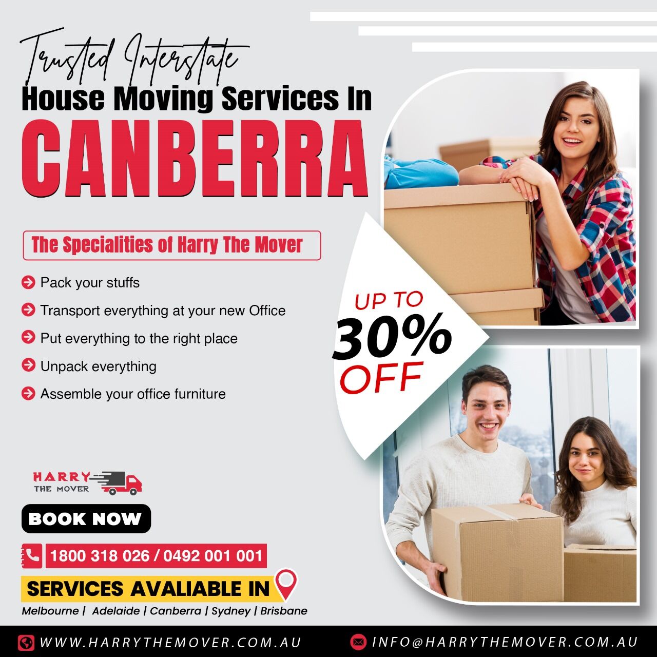 Sydney, Labor/Moving, From Apartments To Large Homes &ndash; Canberra Removalists