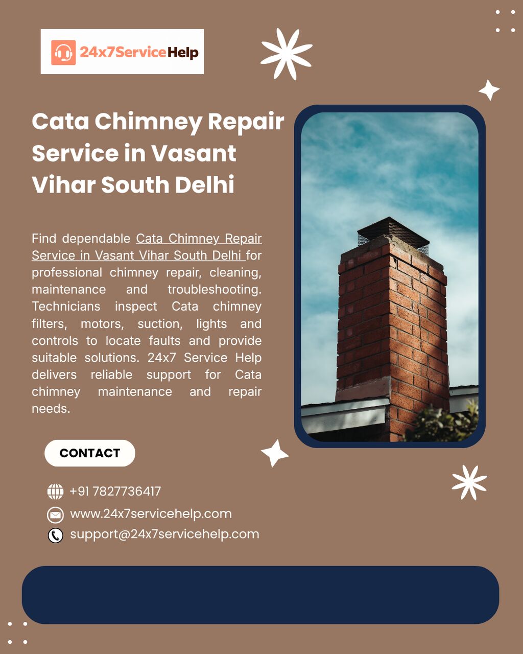 New Delhi, Appliance Repair, Cata Chimney Repair Service In Vasant Vihar South Delhi