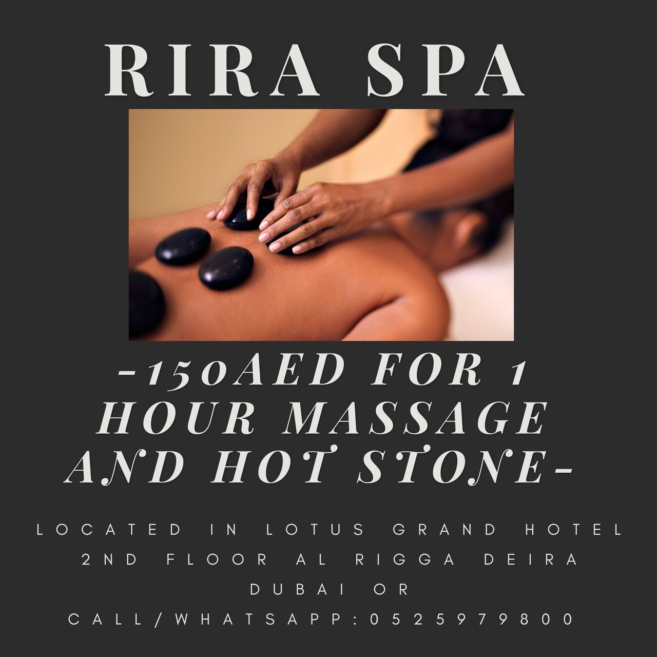 Dubai, Health, Rira Spa Offer 8/10/2026