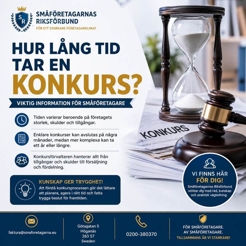 Stockholm, Business, Hur Lång Tid Tar En Konkurs? Viktig Information För Småföretagare