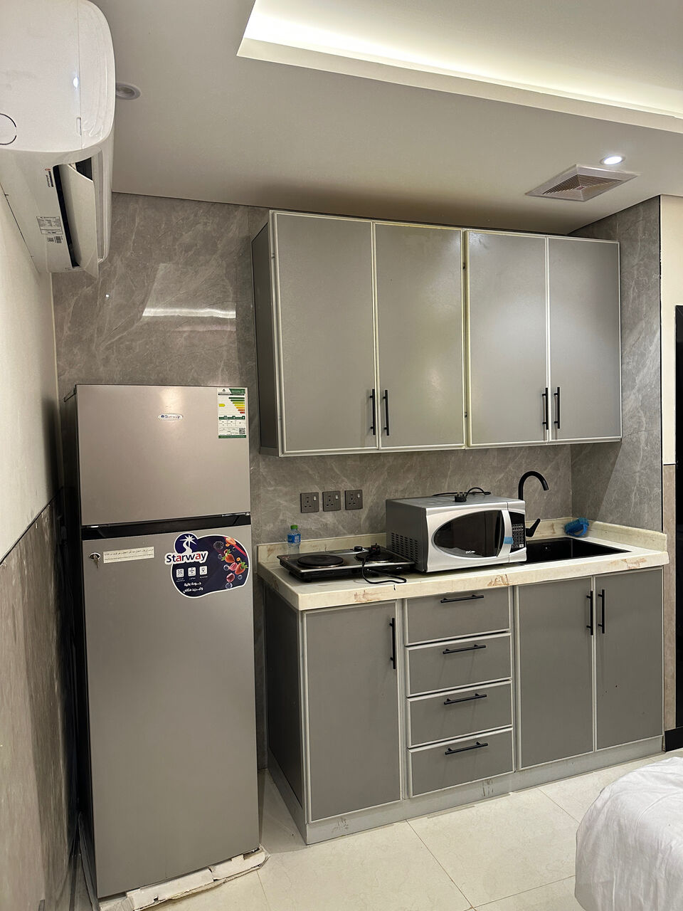 Riyadh, Apartments, Flats, Houses & Villas, SAR 1600/month,  1 BR,  JARIR / MALAZ Studio Flat Monthly Rent 1600 SAR