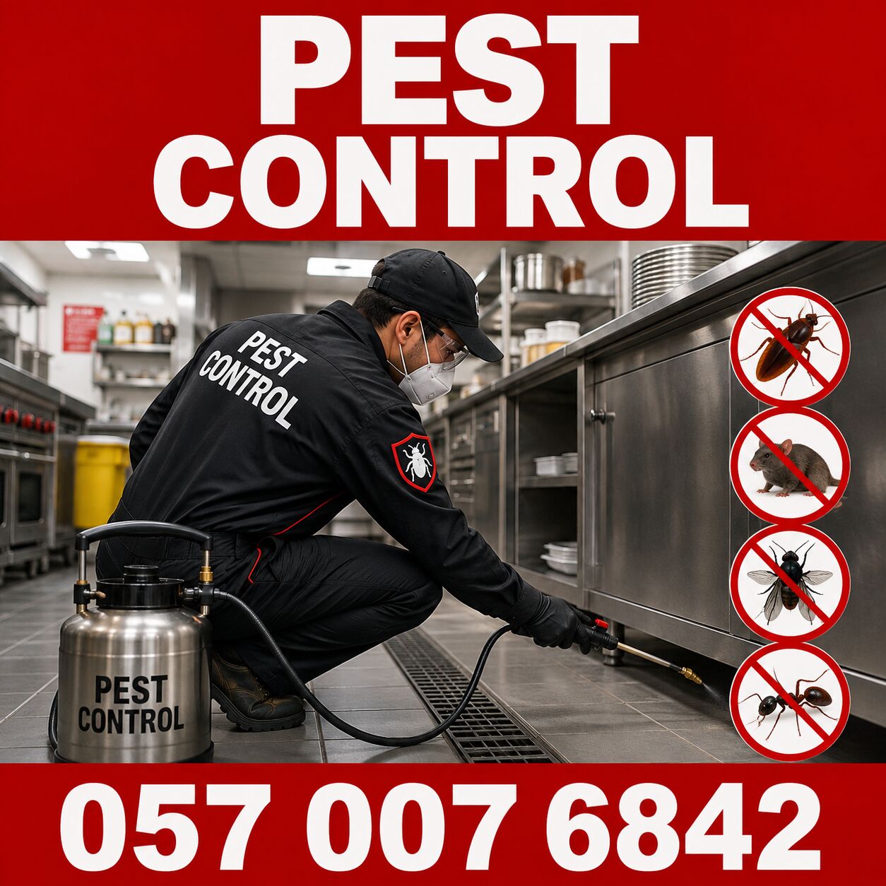 Al Tubaishi, Pest Control, 🪳🐀🪰 PESTS AFFECTING YOUR BUSINESS? GET PROFESSIONAL CONTROL! 🪳 057 007 6842 🪳