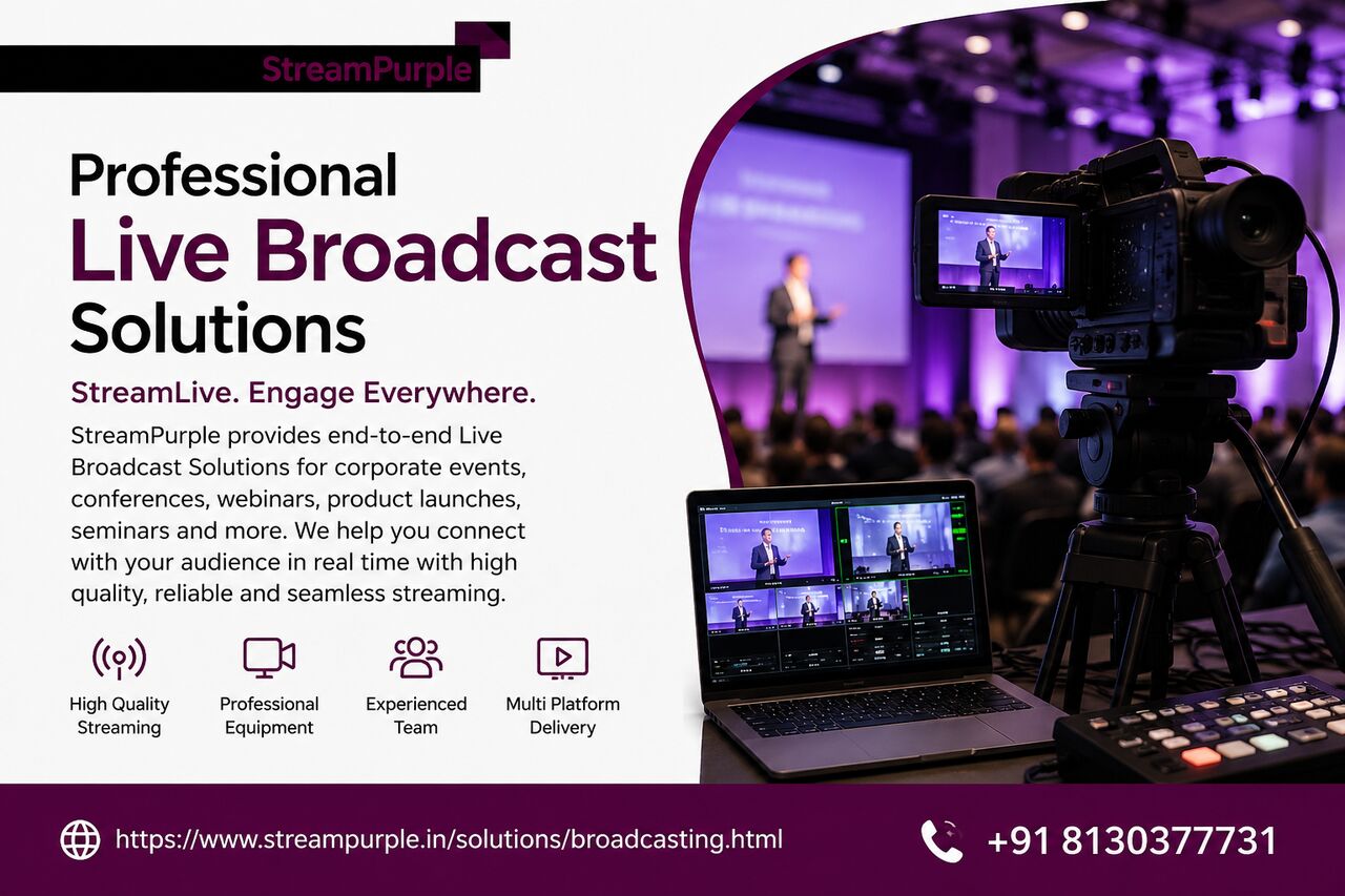 Mumbai, Business, Live Broadcast Solutions &ndash; StreamPurple
