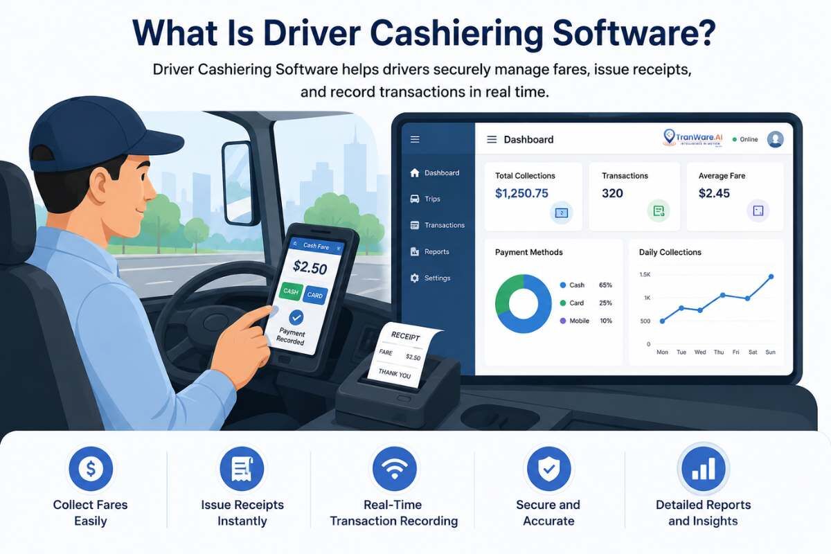 New York, Passenger Transport, Driver Cashiering Software For Transportation Operations