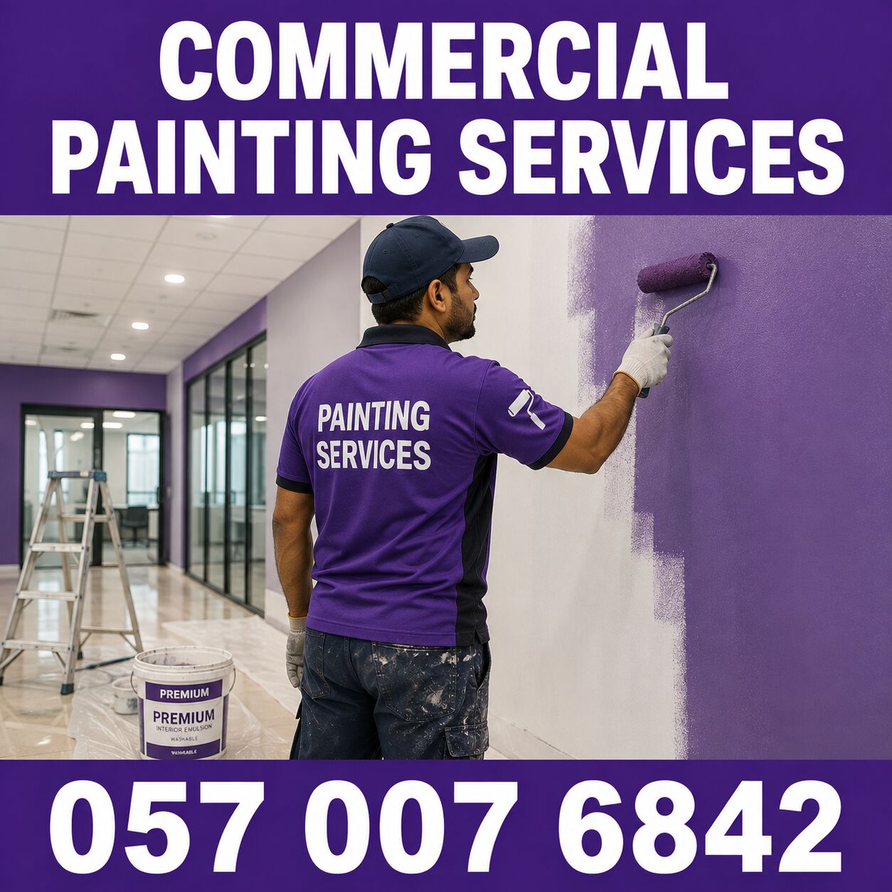 Al Nakhil, Interior Design, 🎨🏢 COMMERCIAL PAINTING SERVICES 🎨 057 007 6842 🎨