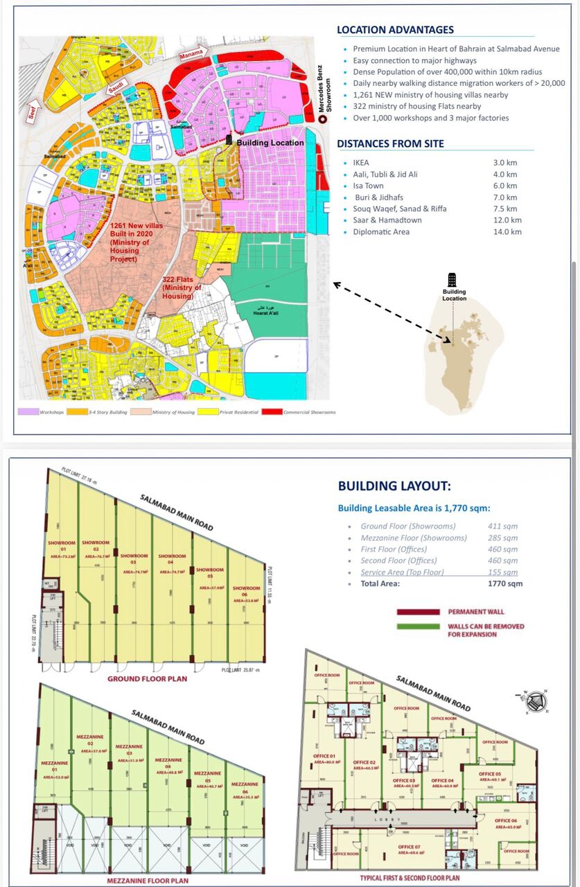 Salmabad, Shops, BHD 300,  54 Sq. Meter,  Brand New Shops For Rent In Salmabad | 3 Months Free Rent