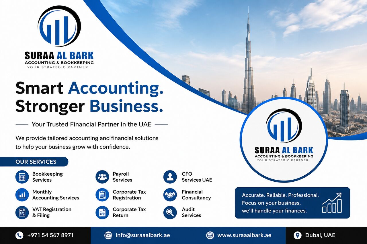 Dubai, Accounting, Accounting & Tax Support For Businesses In Dubai And UAE