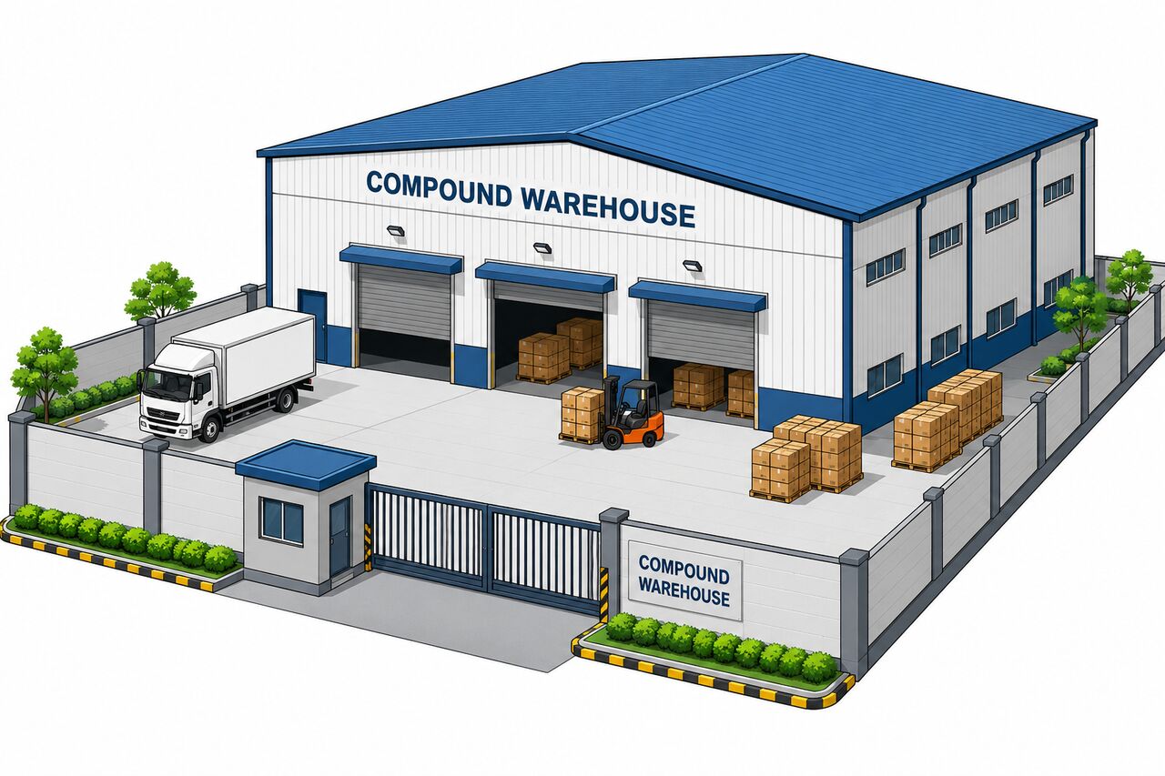 Salmabad, Warehouses, BHD 4500,  3100 Sq. Meter,  Spacious Warehouse For Rent In Salmabad