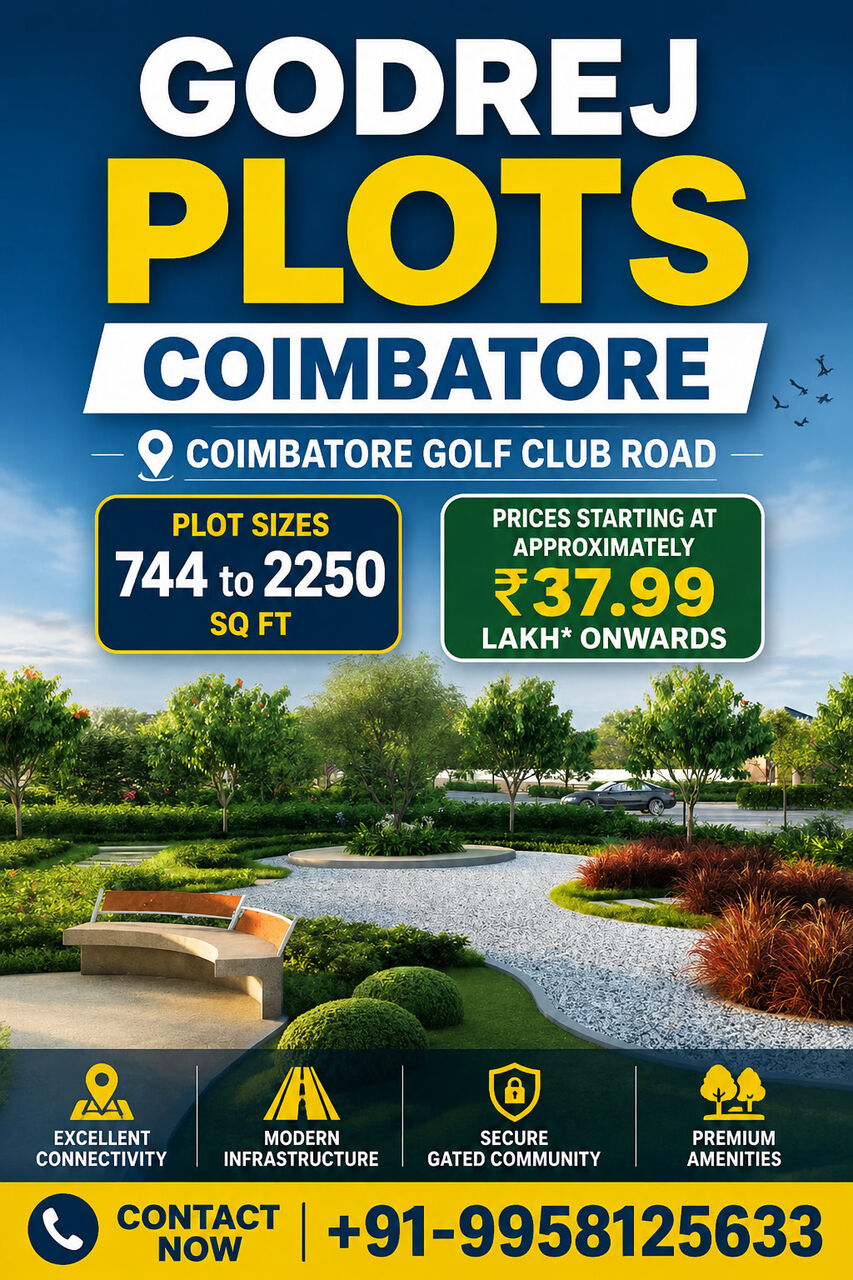 Coimbatore, Residential Plots, INR 3799000,  744 Sq. Feet,  Godrej Properties Coimbatore &ndash; Grand Launch Event Highlights