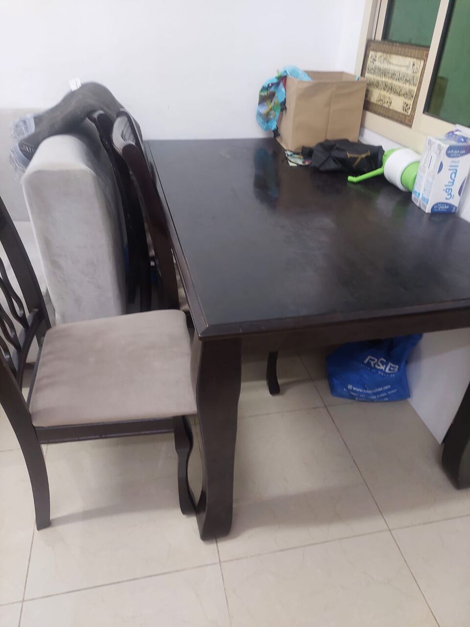 Al Shemaysi, Household Items, SAR 800,  Dining Table With 4 Chair & Medium Size Fridge