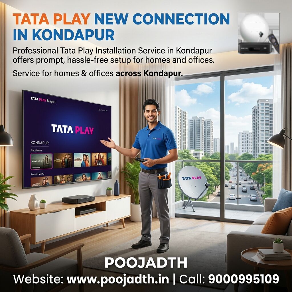 Mumbai, Television, Tata Play New Connection In Kondapur