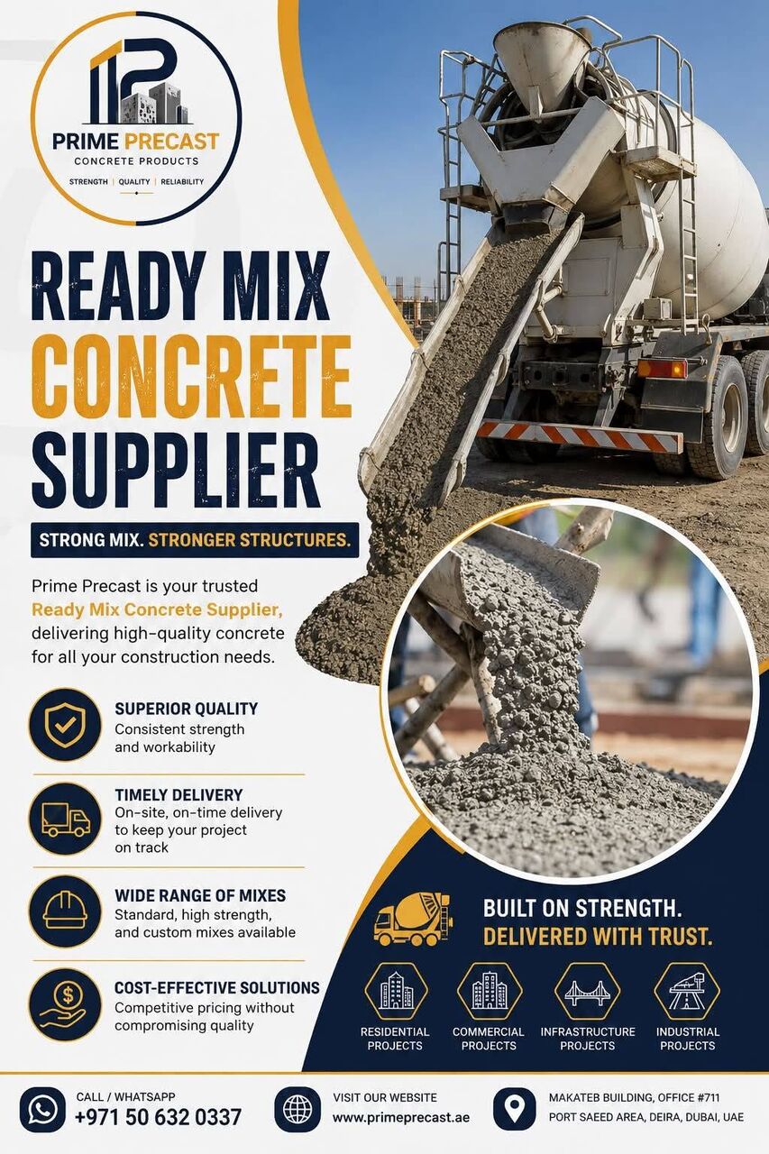 Dubai, Construction, Precast Concrete Products