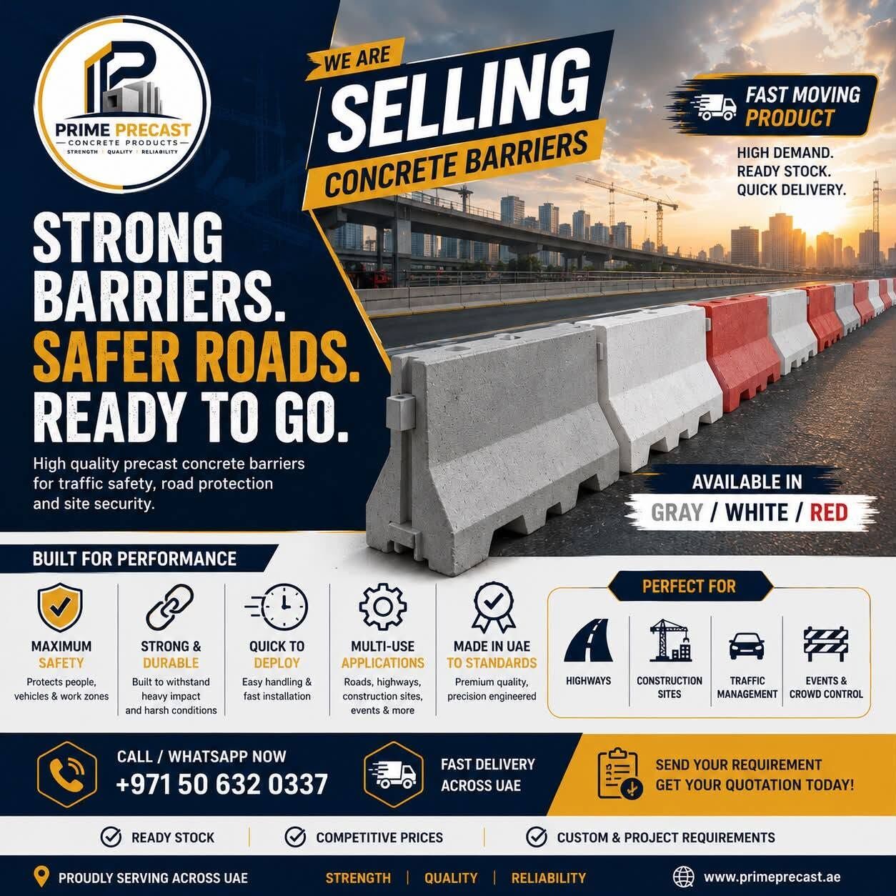 Dubai, Construction, Precast Concrete Products