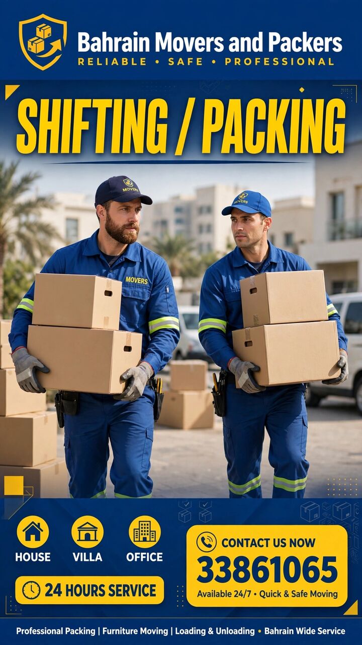 Saar, Labor/Moving, Bahrain Movers And Packers - Villa, Flat, Office Shifting All Over Bahrain