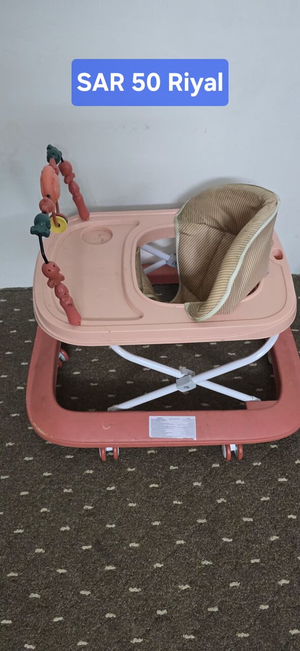 Riyadh, Baby & Kid Stuff, SAR 70,  Baby Walker, Todler Car With A Free Baby Cart. Al Hamra Exit 8