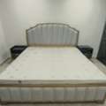 SAR 3000,  Complete Bed Set With 2&times;2 Mattress, 6 Door Almari, Chest Drawers, Dressing And Side Tables