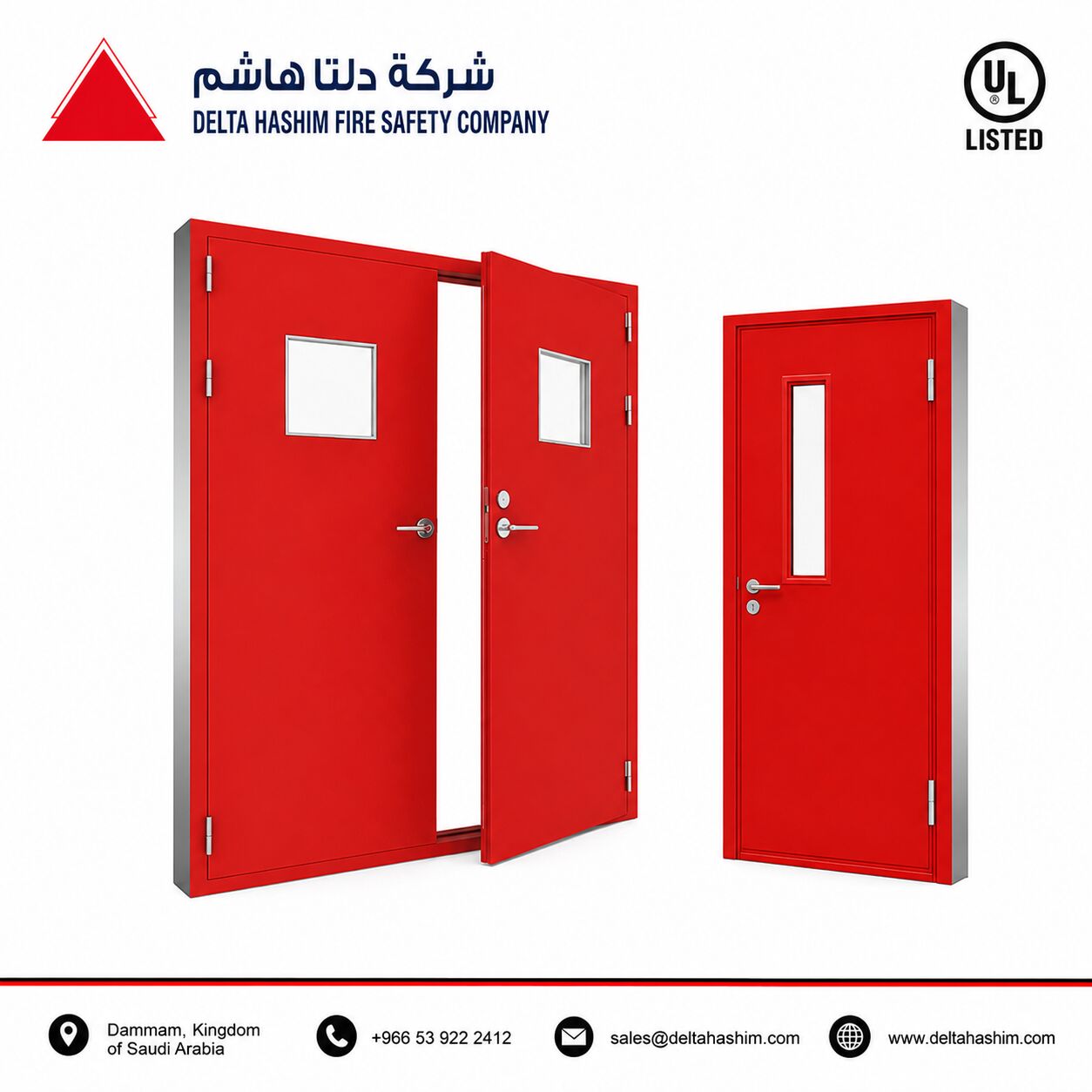 Dammam, Construction, UL / FM Fire Rated Door Supply, Installation & Maintenance Services In Dammam
