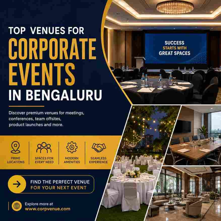 Mumbai, Event Planning, Top Venues For Corporate Events In Bengaluru | CorpVenue