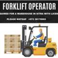 FORK LIFT OPERATOR REQURIED