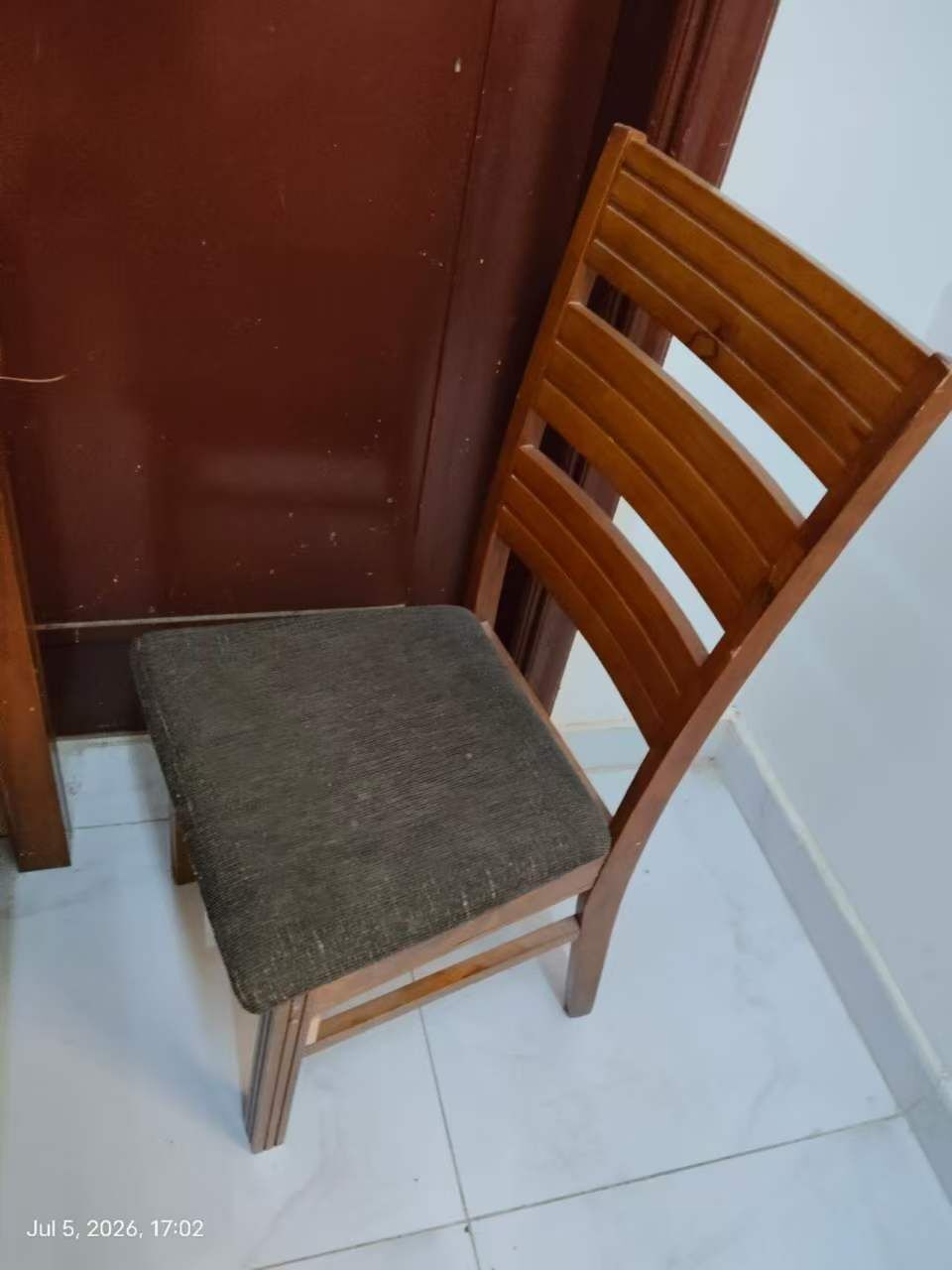 Riyadh, Furniture, SAR 300,  Wooden Table With 6 Wooden Chairs