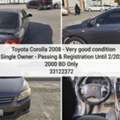 BHD 2000,  Toyota Corolla,  2008,  Automatic,  400 KM,    - Single Owner - 2,000 BD - Contact 33122372