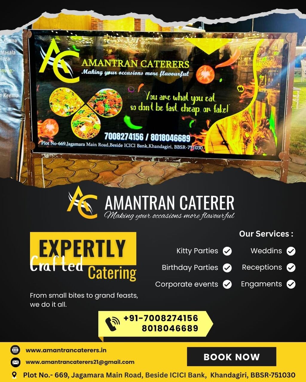 Bhubaneswar, Catering, Experience The Best Wedding Catering In Bhubaneswar With Amantran Caterers