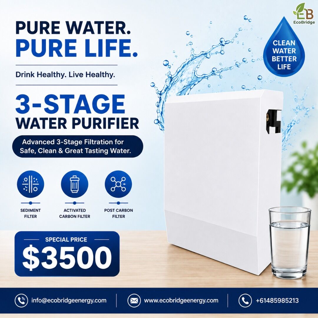 Melbourne, Appliances, AUD 3500,  💧 3-Stage Water Purifier – Special Price $3500