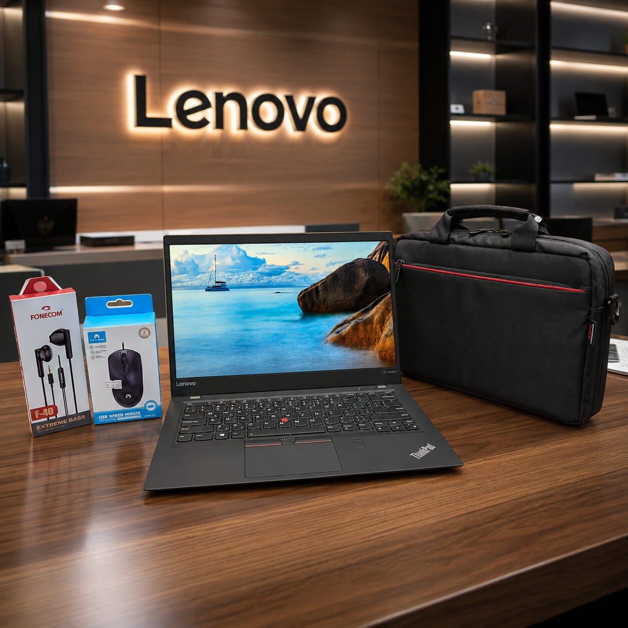 Manama, Tablet Computers, BHD 103,  LENOVO X1 CARBON Core I7 Thin & Slim Laptop 14" Display 16GB RAM 256GB SSD M.2 35x Fast