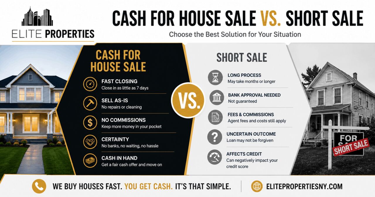 New York, Apts/Flats Wanted, USD 1/month,  Cash For House Vs. Short Sale In New York &ndash; Know Your Options