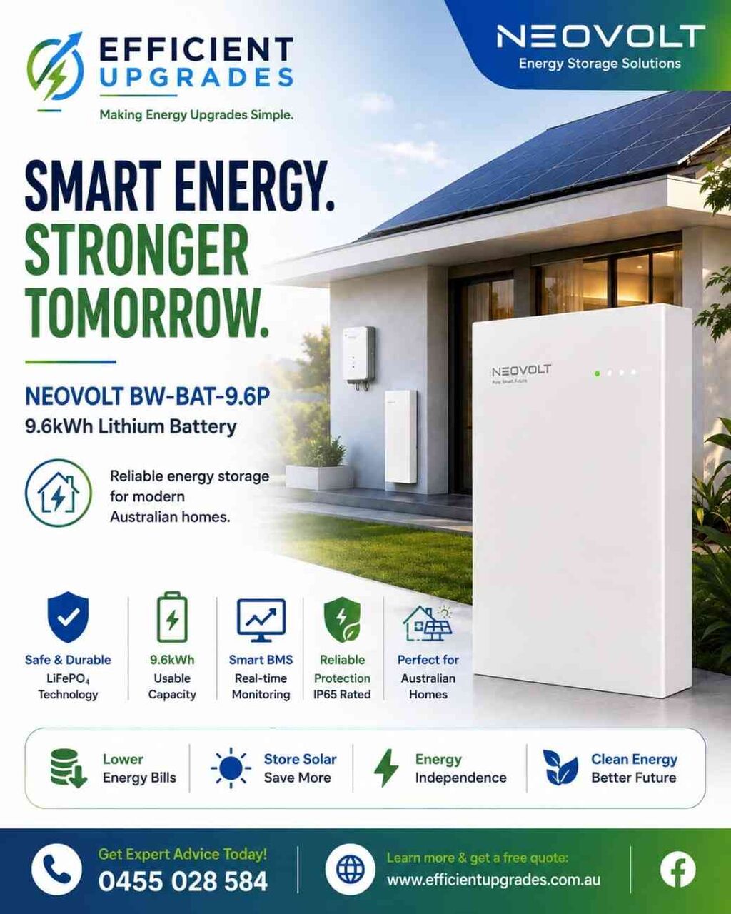 Melbourne, Electronics, AUD 4999,  Smart Energy Storage For Australian Homes &ndash; Neovolt 9.6kWh Lithium Battery