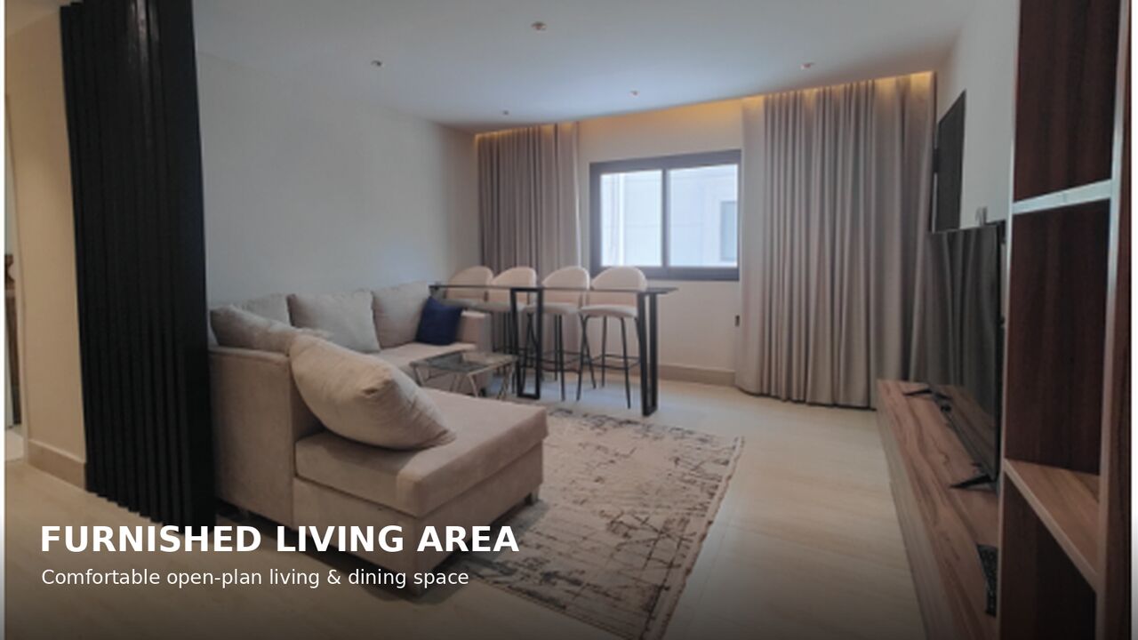 Al Wizarat, Apartments, Flats, Houses & Villas, SAR 85000/year,  Furnished,  1 BR,  Furnished 1-Bedroom Apartment In Al Dhubbat | Near Al Wizarat Metro