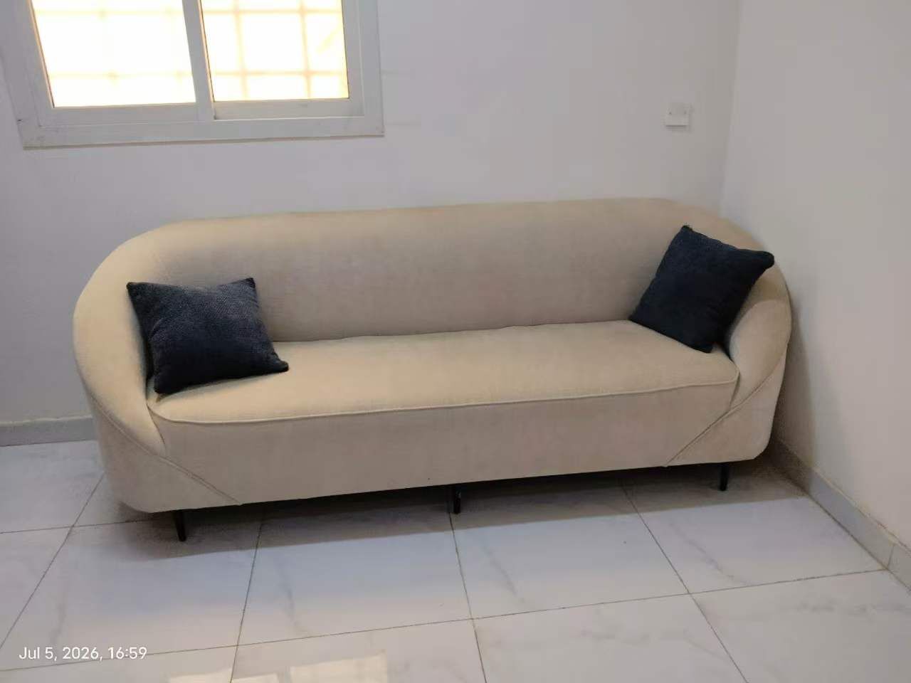 Riyadh, Furniture, SAR 200,  Peach Color Triple Sofa