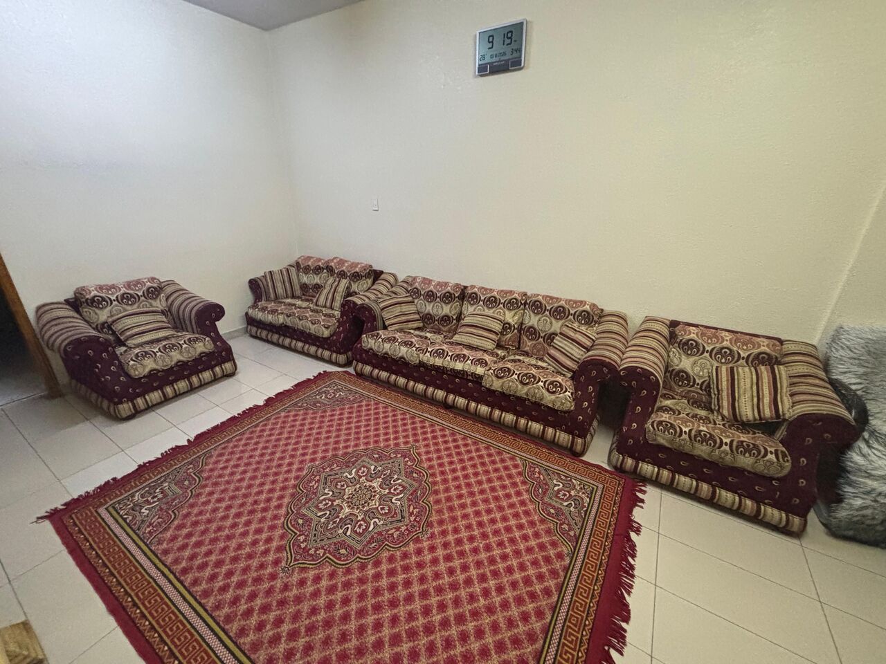 Jubail, Furniture, SAR 250,  7 Seater Sofa Set, Good Condition