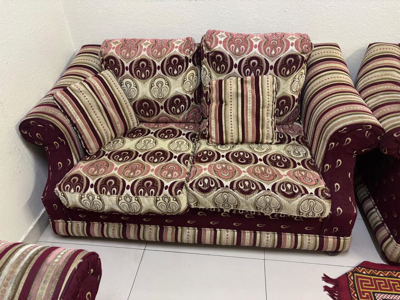 Jubail, Furniture, SAR 250,  7 Seater Sofa Set, Good Condition