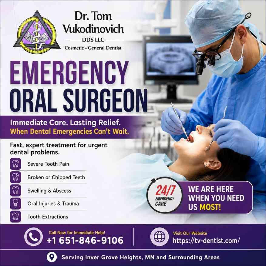 New York, Dental, Emergency Oral Surgeon In Inver Grove Heights