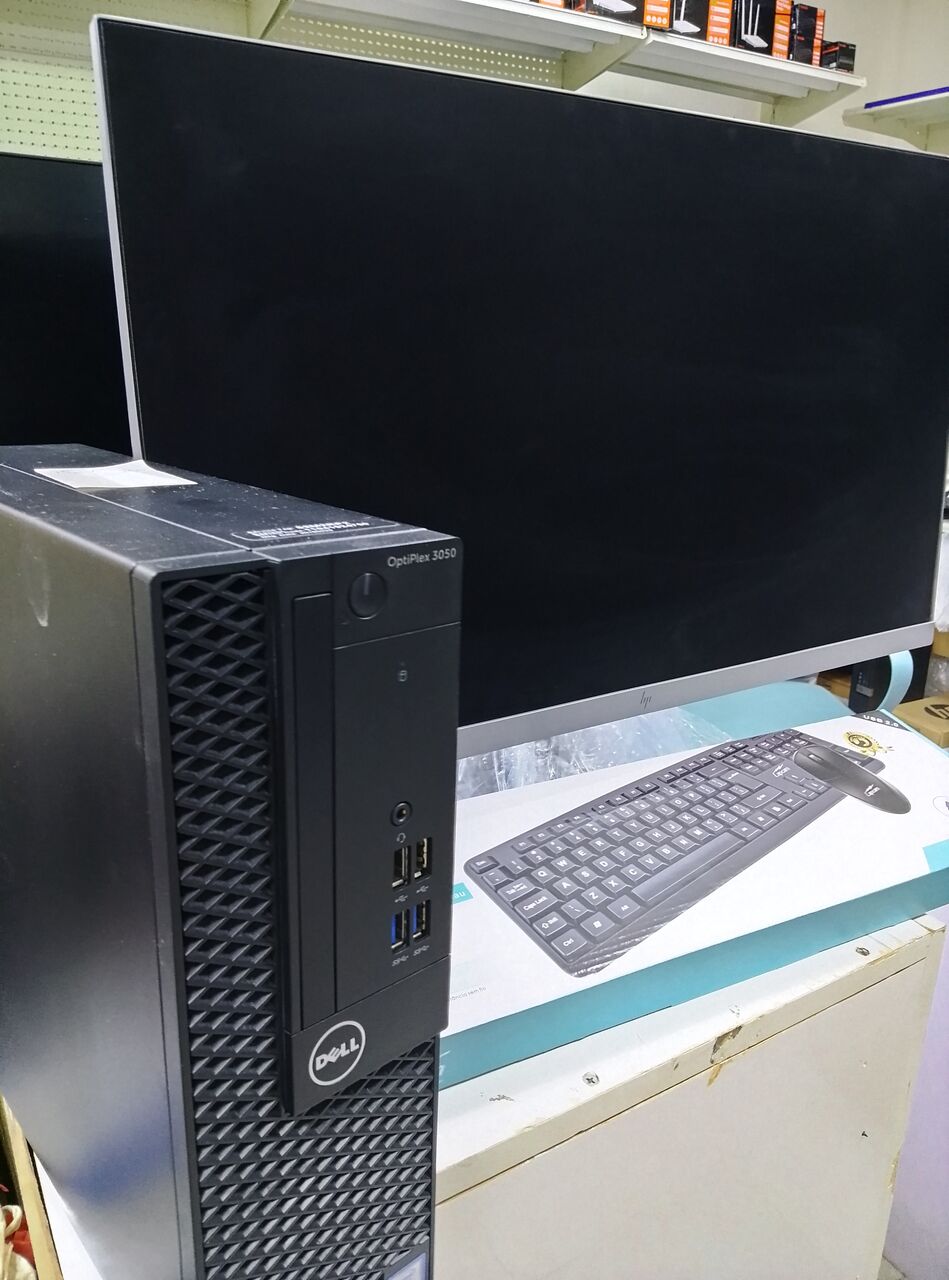 Jeddah, Computers, SAR 1099,  DELL CPU Core I5+Monitor Hp 27" (Used) For Sale
