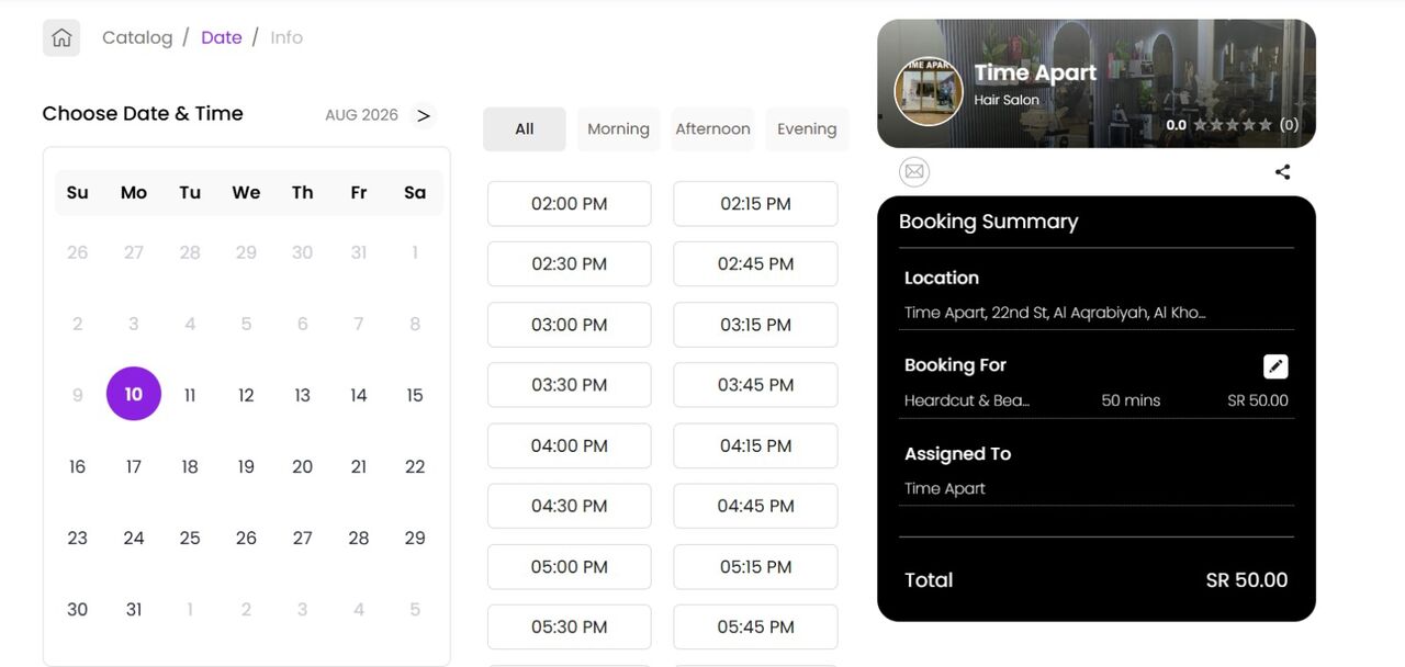 Khobar, Technical, Appointment Booking Platform For Your Business