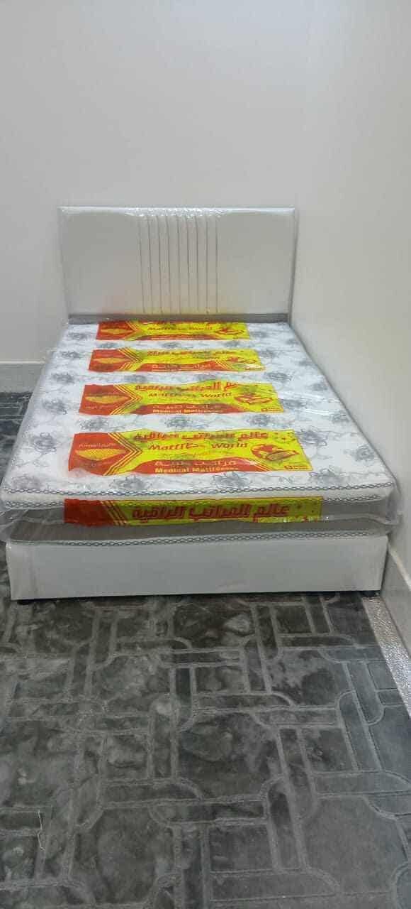 Al Malaz, Furniture, SAR 480,  Queen Size Bed Frame And Mattress