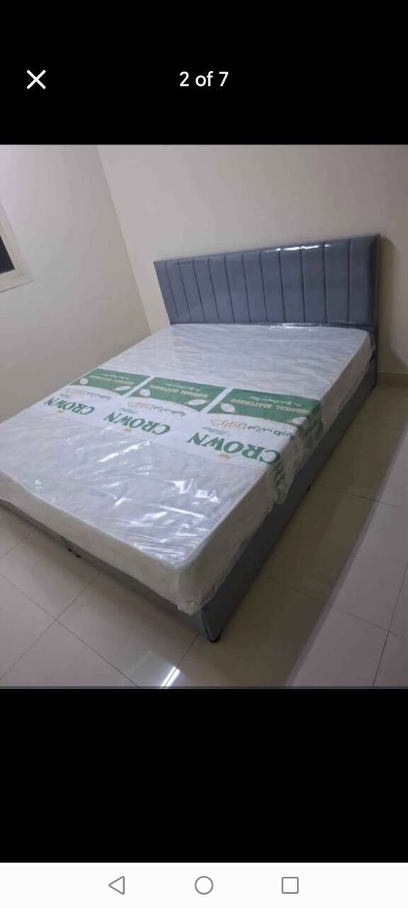 Al Malaz, Furniture, SAR 480,  Queen Size Bed Frame And Mattress
