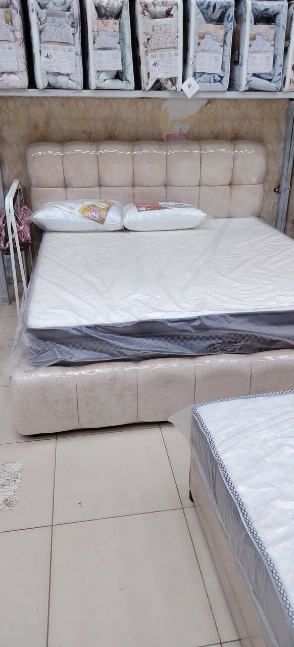 Al Iskan, Furniture, SAR 480,  Queen Size Bed Frame And Mattress