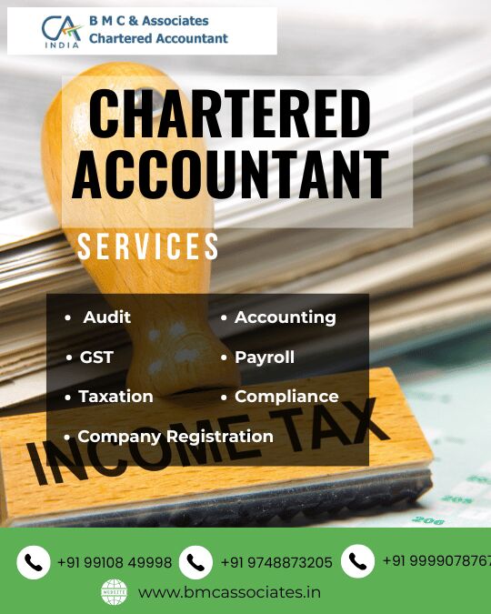 Gurgaon, Accounting, Professional Chartered Accountant Gurgaon Services For Startups & Businesses | BMC Associa